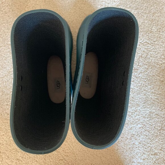 UGG Women's Shelby Matte Rain Boots, Olive Green, Size 9 Tall Rubber NIB - Picture 6 of 8